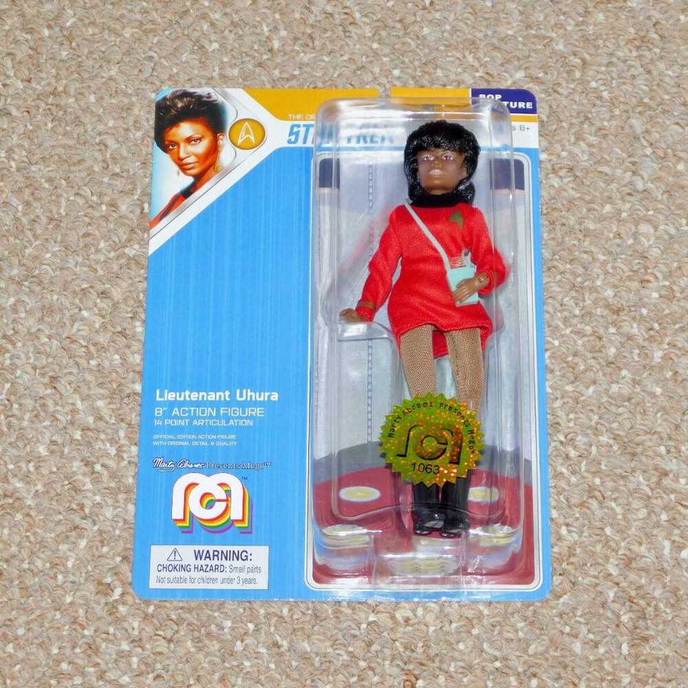 2019 Mego Star Trek 8" Lieutenant Uhura Figure MOC Brand New